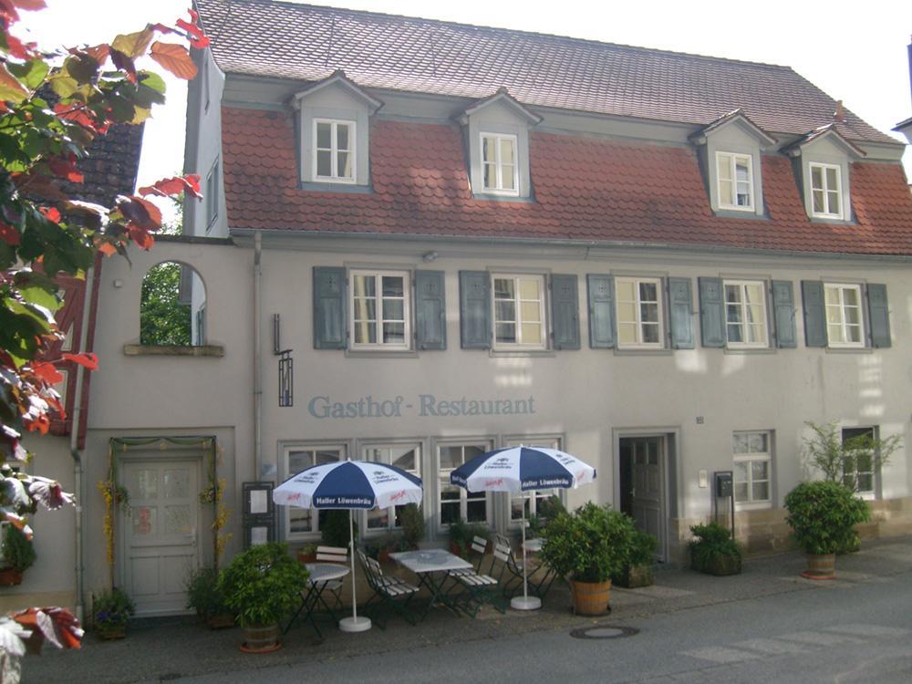 Gasthof Blauer Bock Schwäbisch Hall Eksteriør billede